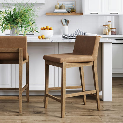 Gracie Upholstered Bar Stools Set of 4