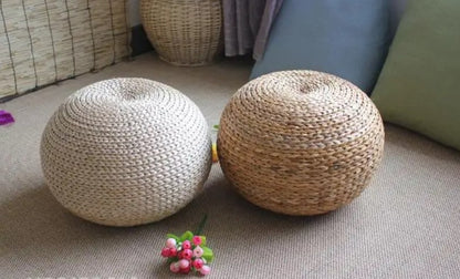 Audrey Rattan Ottoman