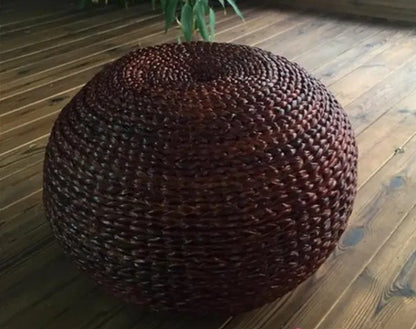 Audrey Rattan Ottoman