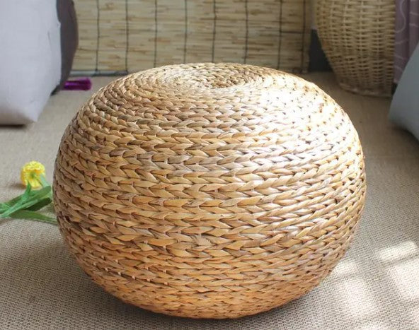 Audrey Rattan Ottoman