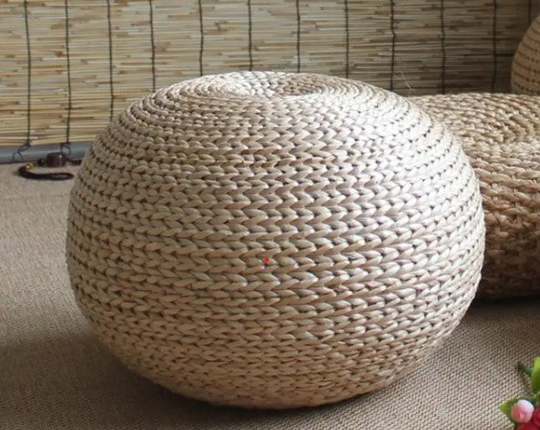 Audrey Rattan Ottoman