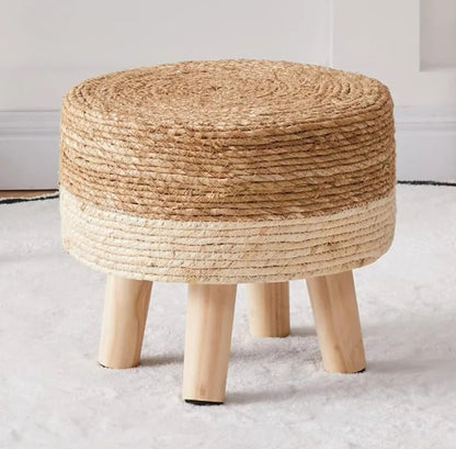 Riley Seagrass Footstool