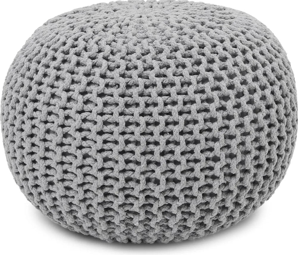 Kylee Knitted Pouf