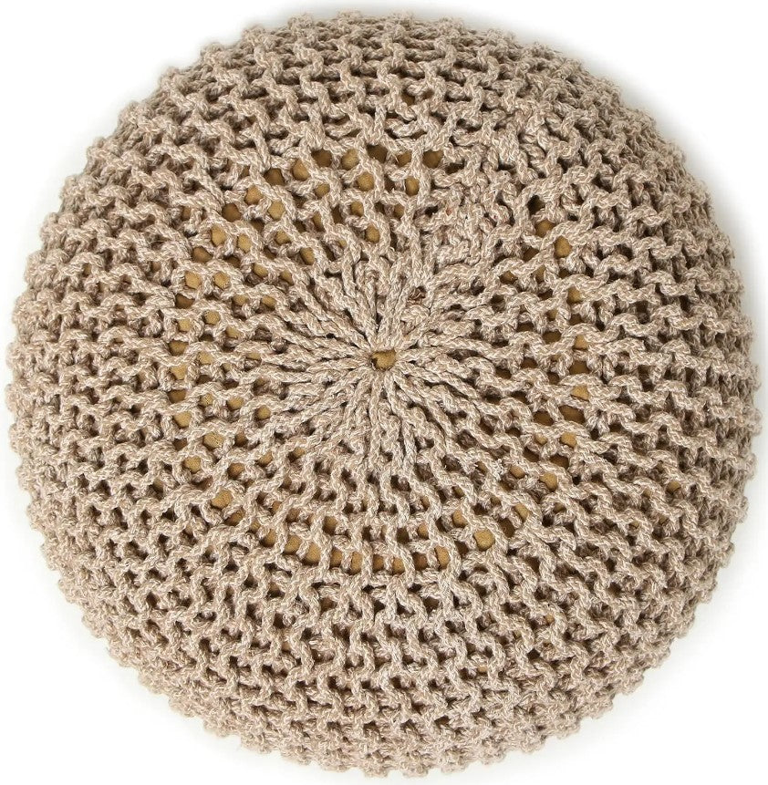 Chloe Knitted Pouf