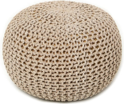 Chloe Knitted Pouf