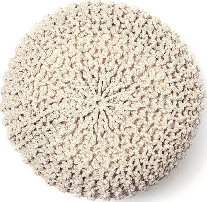 Hannah Knitted Pouf