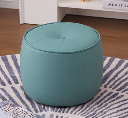 Jasmyne Faux Leather Ottoman