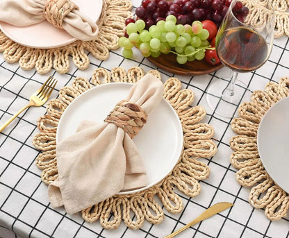 Everly Hand Braided Cornhusk Placemat