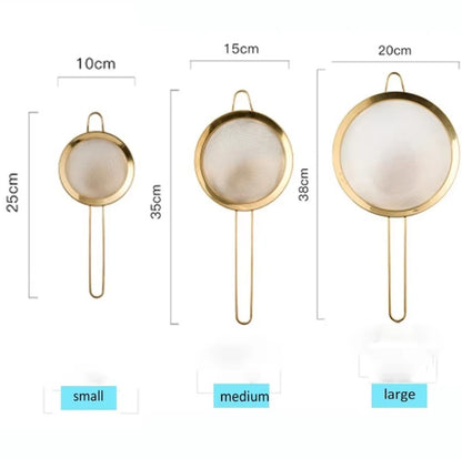 Delilah Gold Strainer 3pc Set