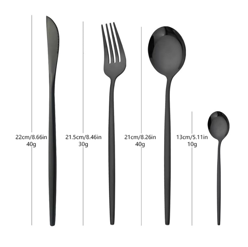 Ivanna Stainless Steel Flatware Set 16pcs