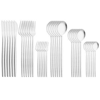 Iliana Stainless Steel Flatware Set 36pcs