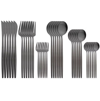 Iliana Stainless Steel Flatware Set 36pcs