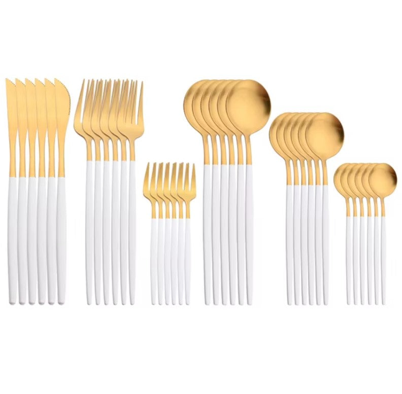 Iliana Stainless Steel Flatware Set 36pcs