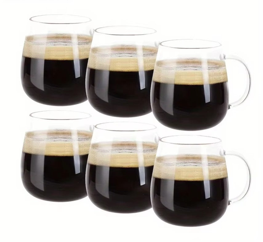 Shiloh Glass Mugs Set Of Four 12 oz