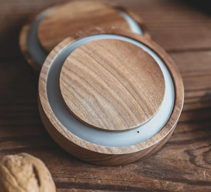 Amari Wood Lid Containers