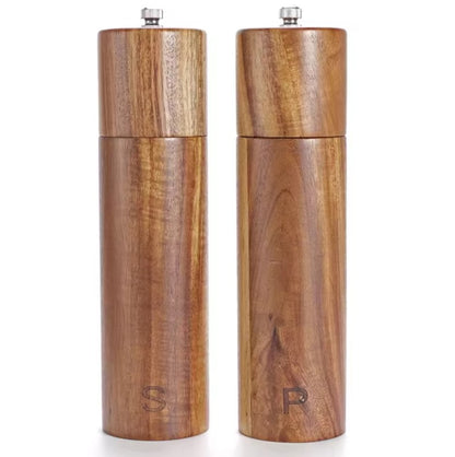 Acacia Wood Salt & Pepper Grinders