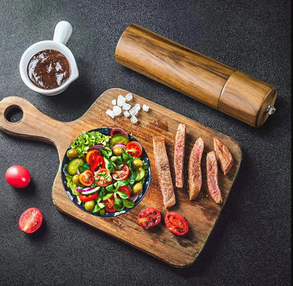 Acacia Wood Salt & Pepper Grinders