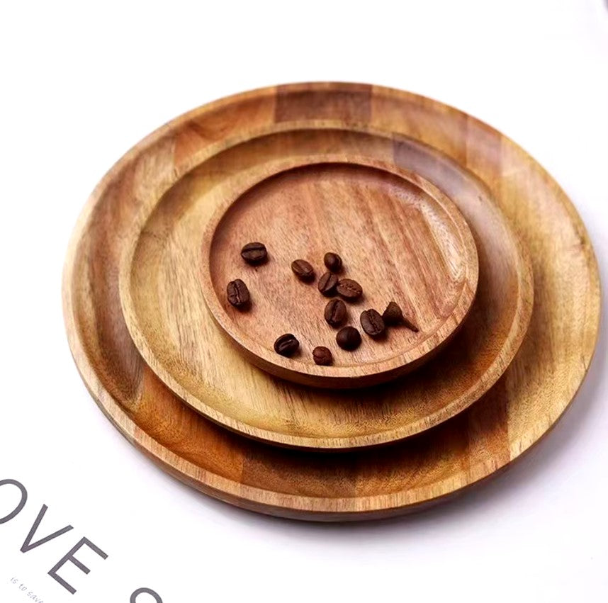 Wynter Acacia Wood Plates