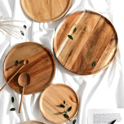 Wynter Acacia Wood Plates