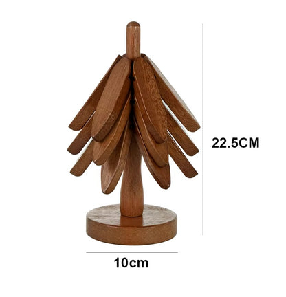 Bahari Walnut Coasters - Foldable Tree