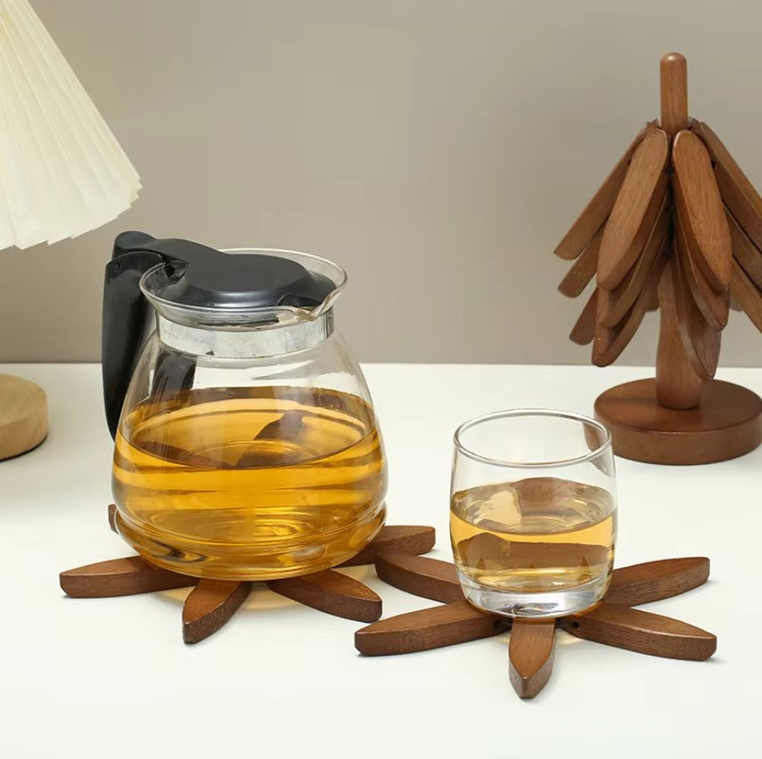 Bahari Walnut Coasters - Foldable Tree