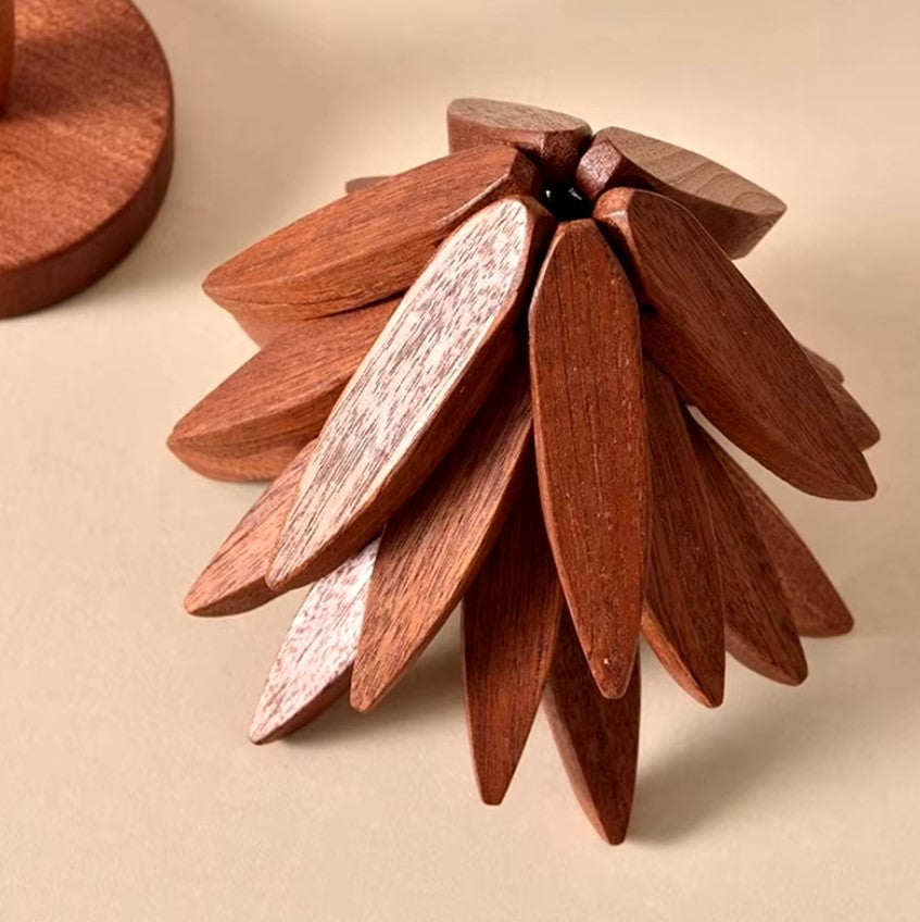 Bahari Walnut Coasters - Foldable Tree