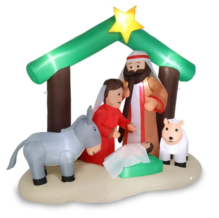 Inflatable Nativity Scene