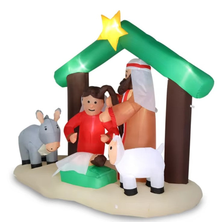 Inflatable Nativity Scene