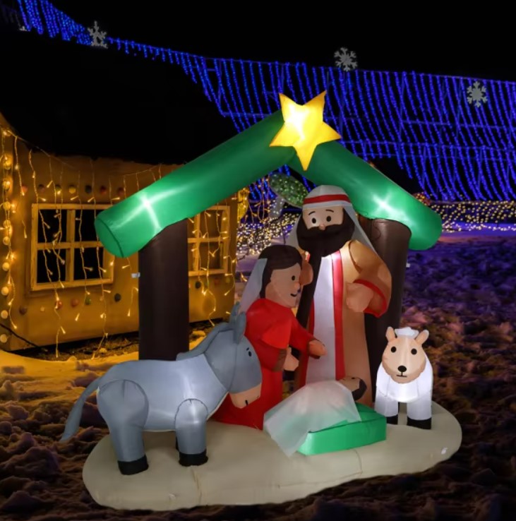 Inflatable Nativity Scene