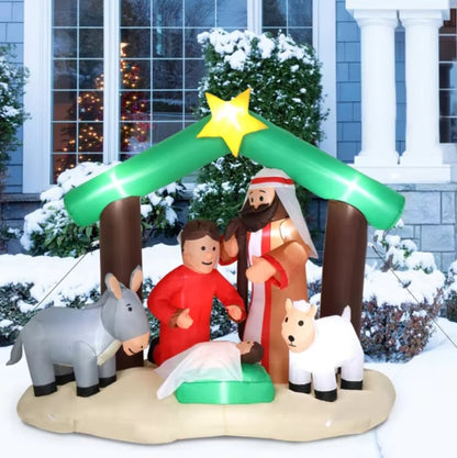 Inflatable Nativity Scene