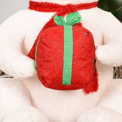 Inflatable Plush Polar Bear