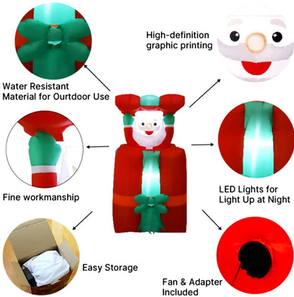 Inflatable Pop-Up Santa