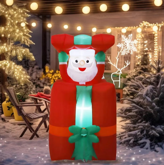 Inflatable Pop-Up Santa