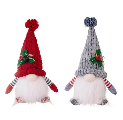 Knitted Christmas Gnomes