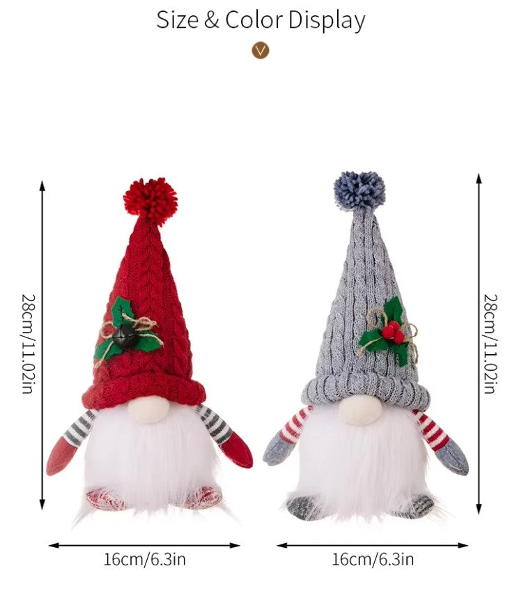 Knitted Christmas Gnomes