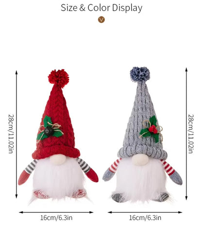 Knitted Christmas Gnomes