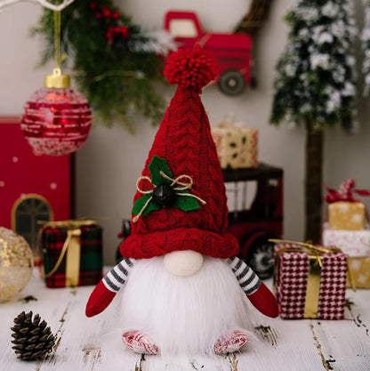 Knitted Christmas Gnomes